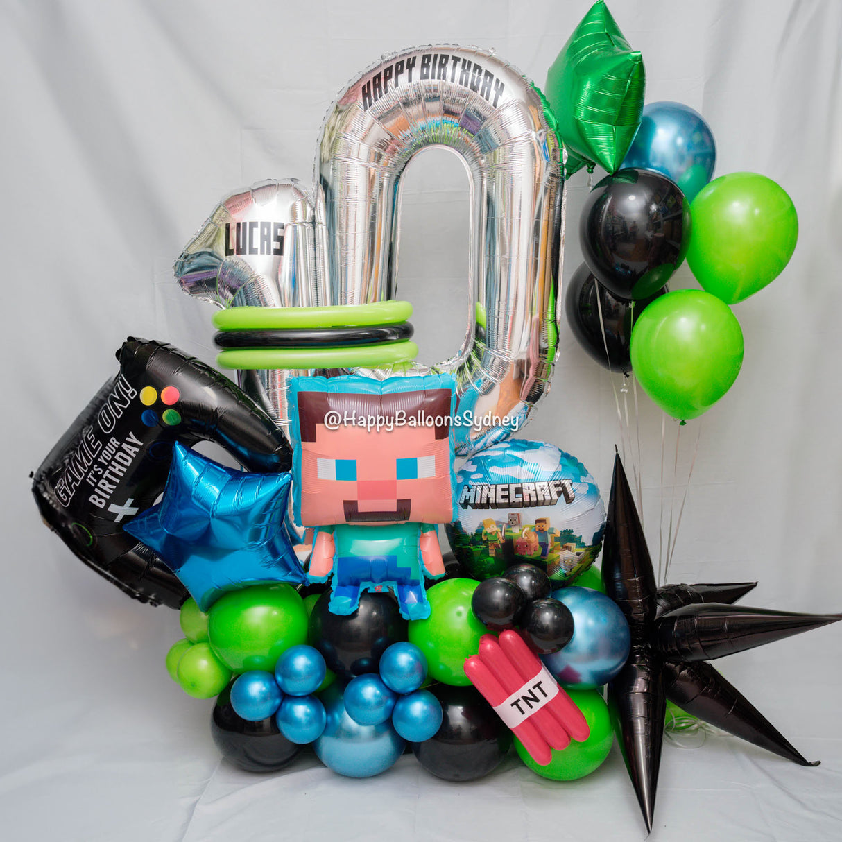 SKU-301022 Minecraft Number Balloon Set