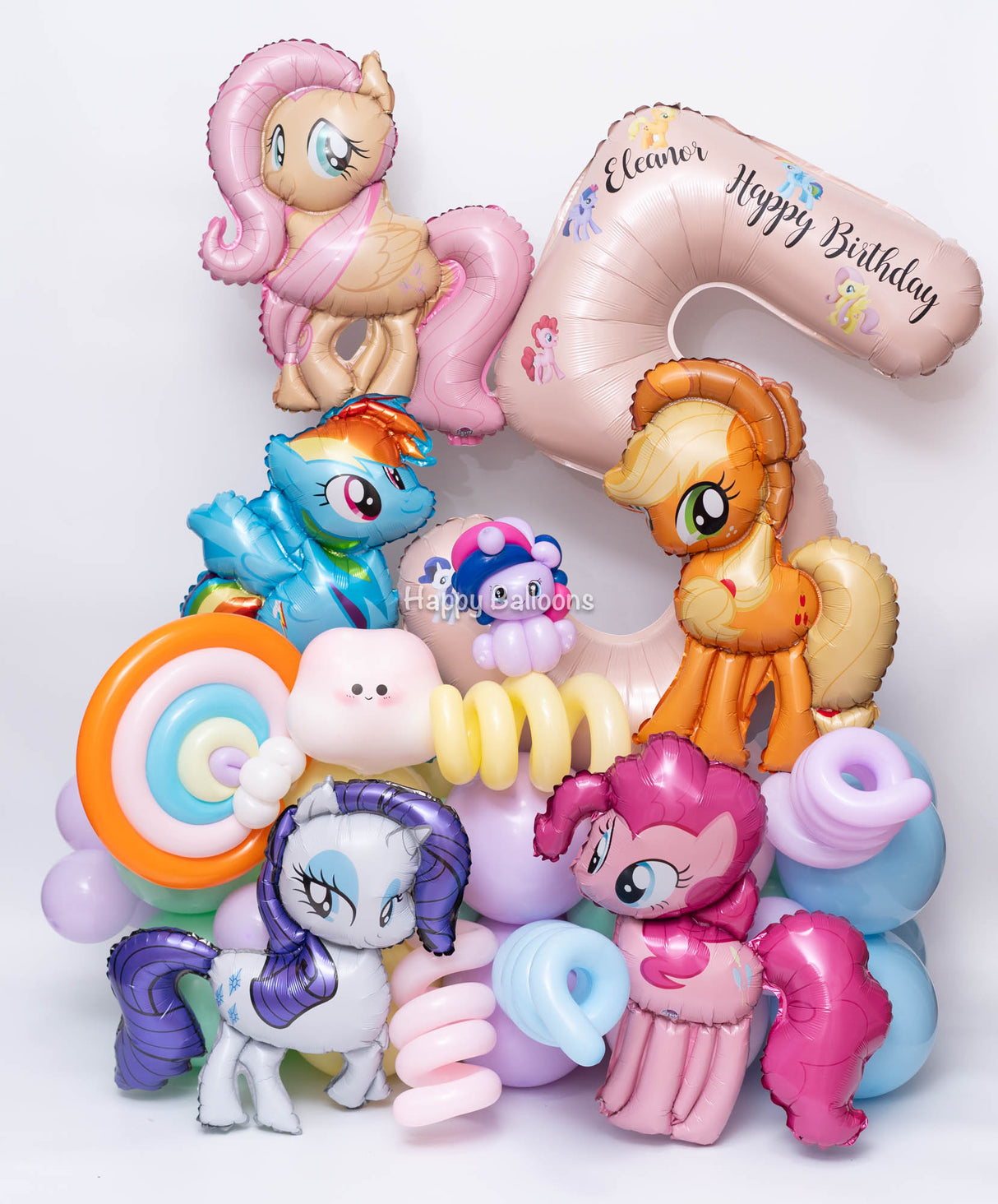 SKU-301049 My little pony Numbers Balloon Set
