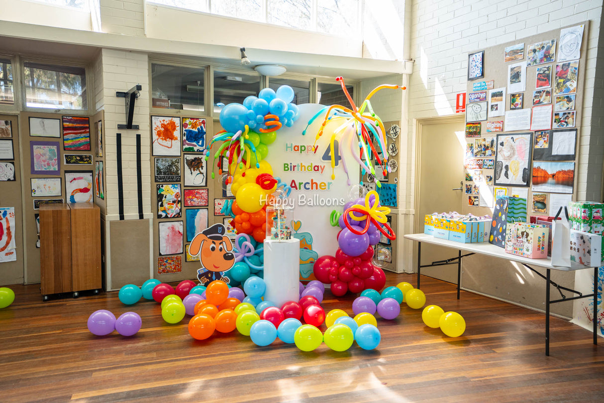 SKU-401022 Colourful Theme birthlday party decoration