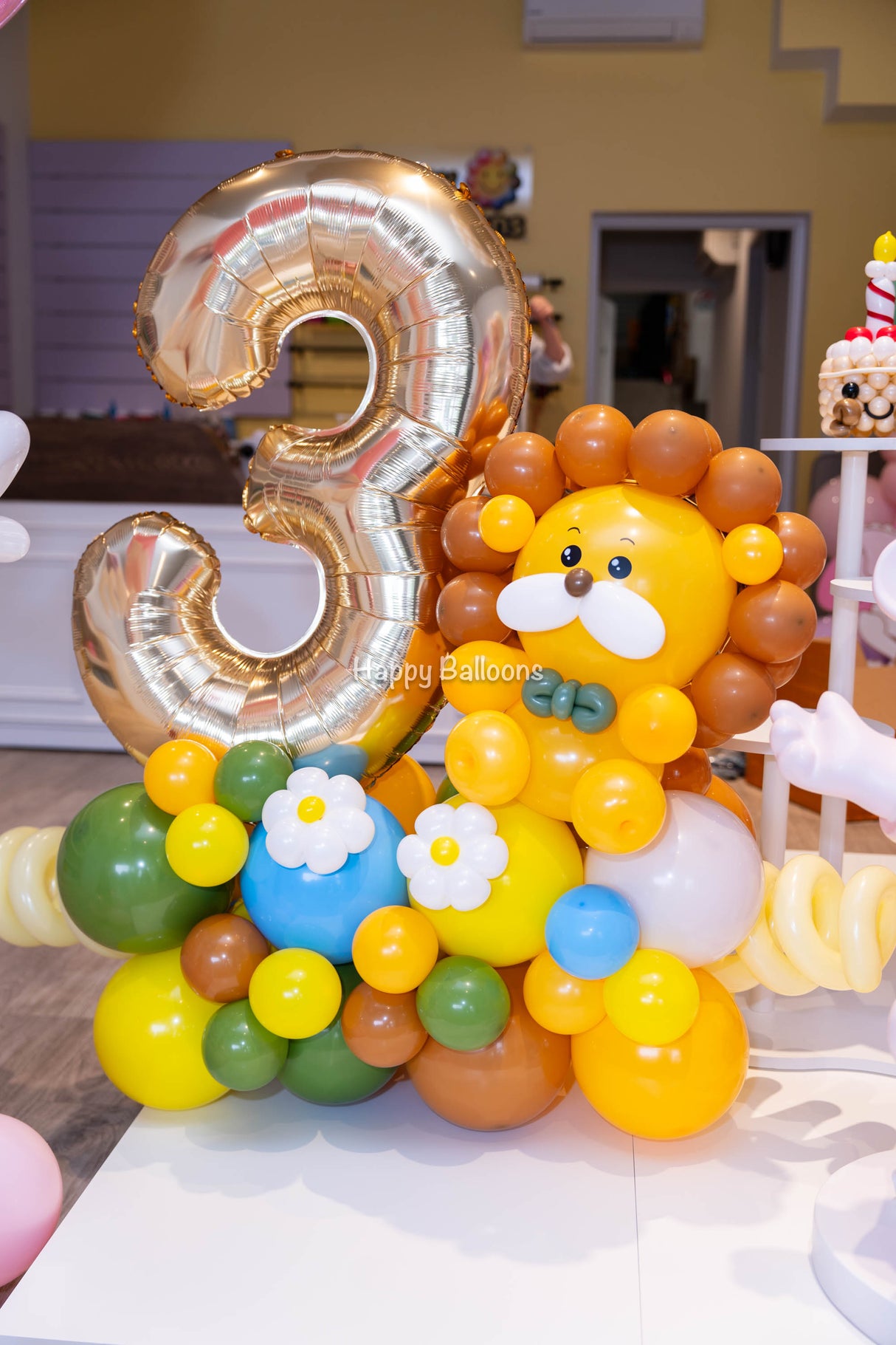 SKU-301053 Lion Numbers Balloon Set