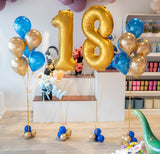 SKU-101023 Helium Balloons + Number Combo