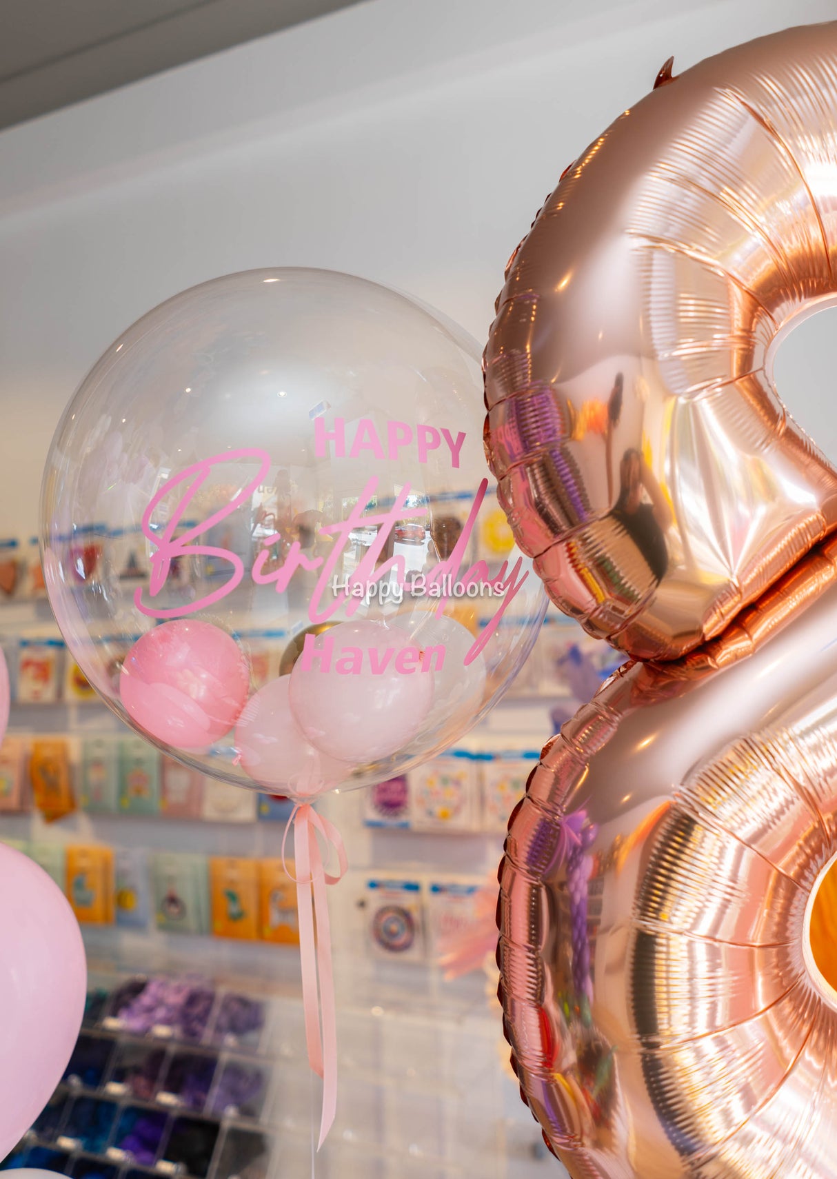 SKU-101021 Helium Balloons + Number Combo