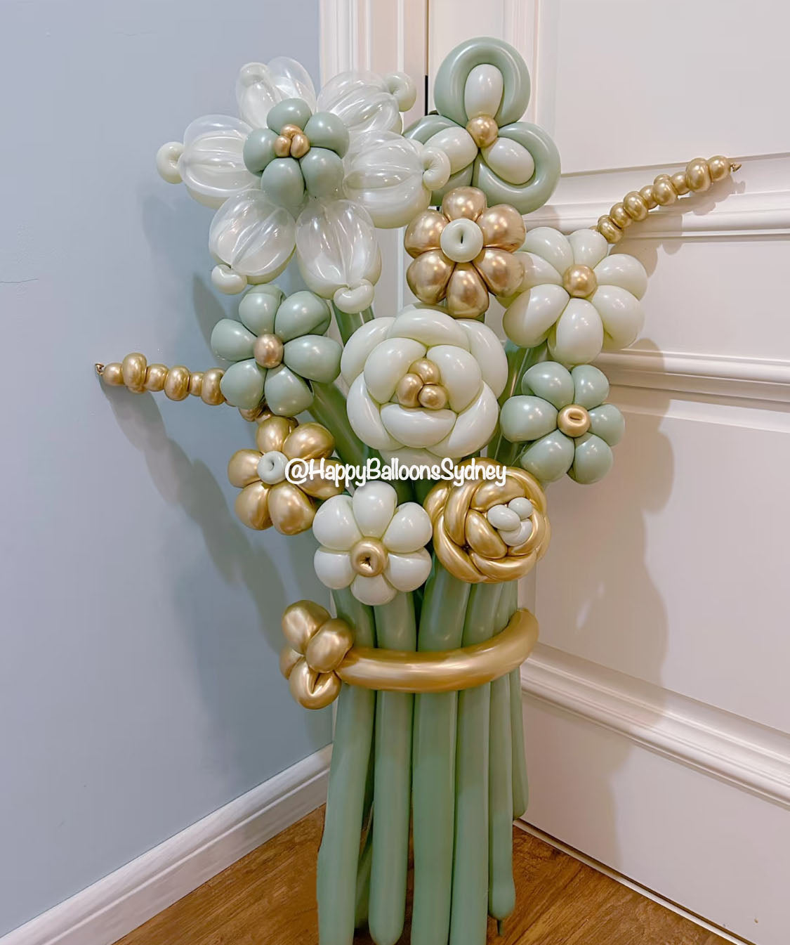 SKU-102019 Twisted Balloon Flowers Bouquet