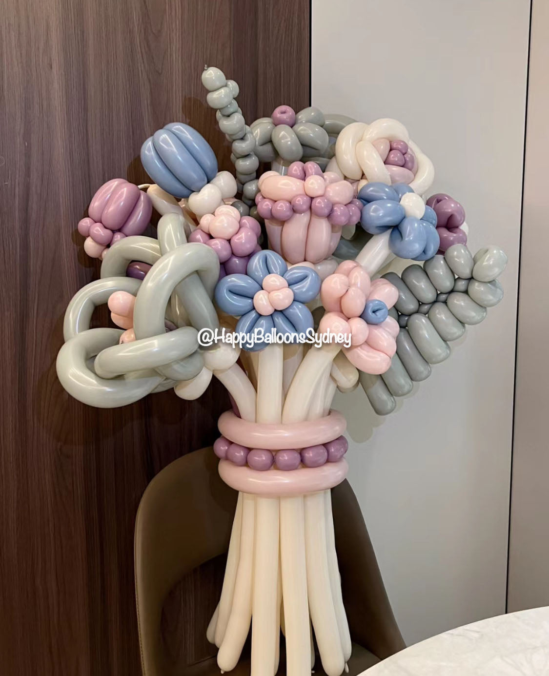 SKU-102025 Twisted Balloon Flowers Bouquet