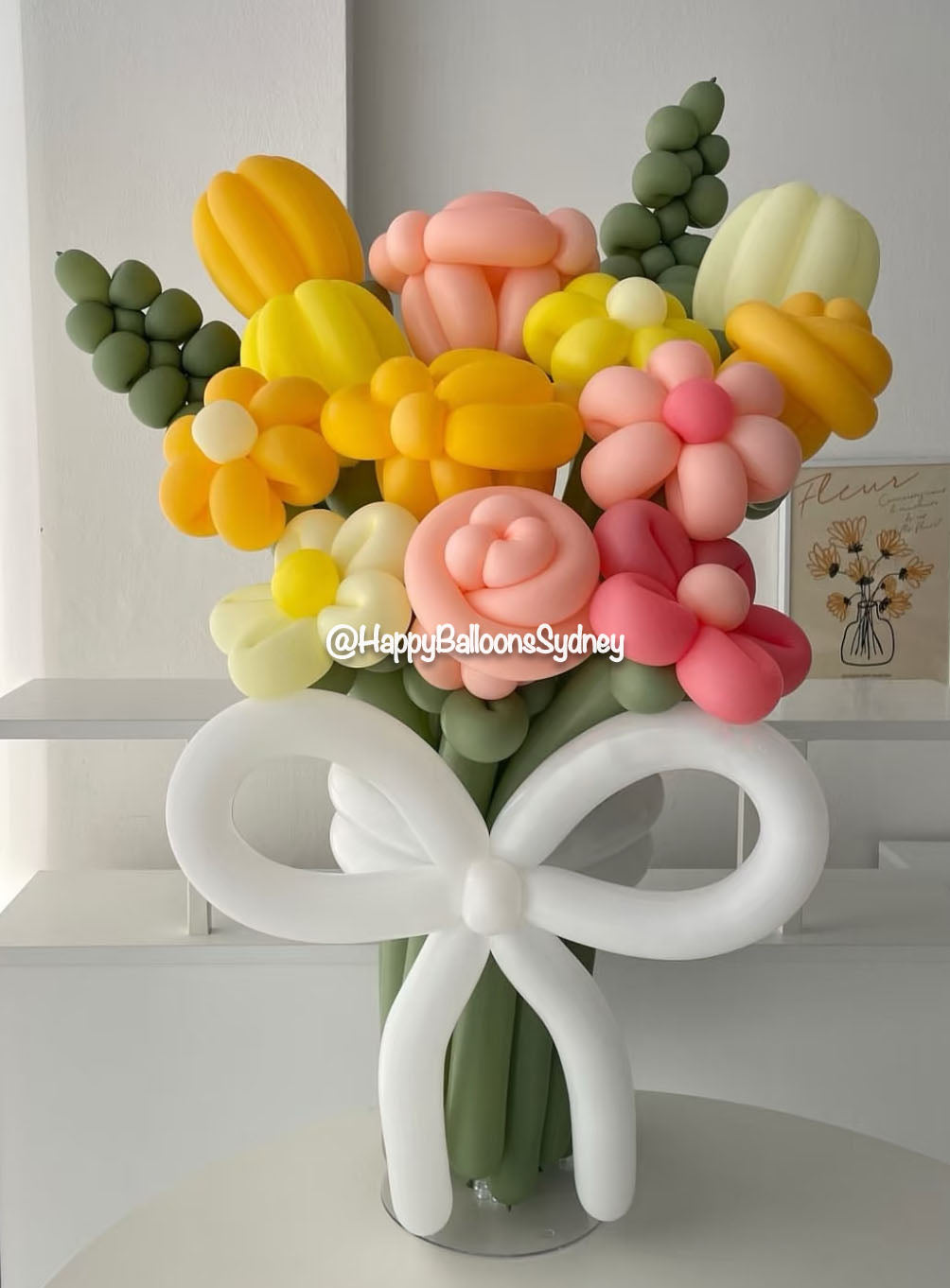 SKU-102026 Twisted Balloon Flowers Bouquet