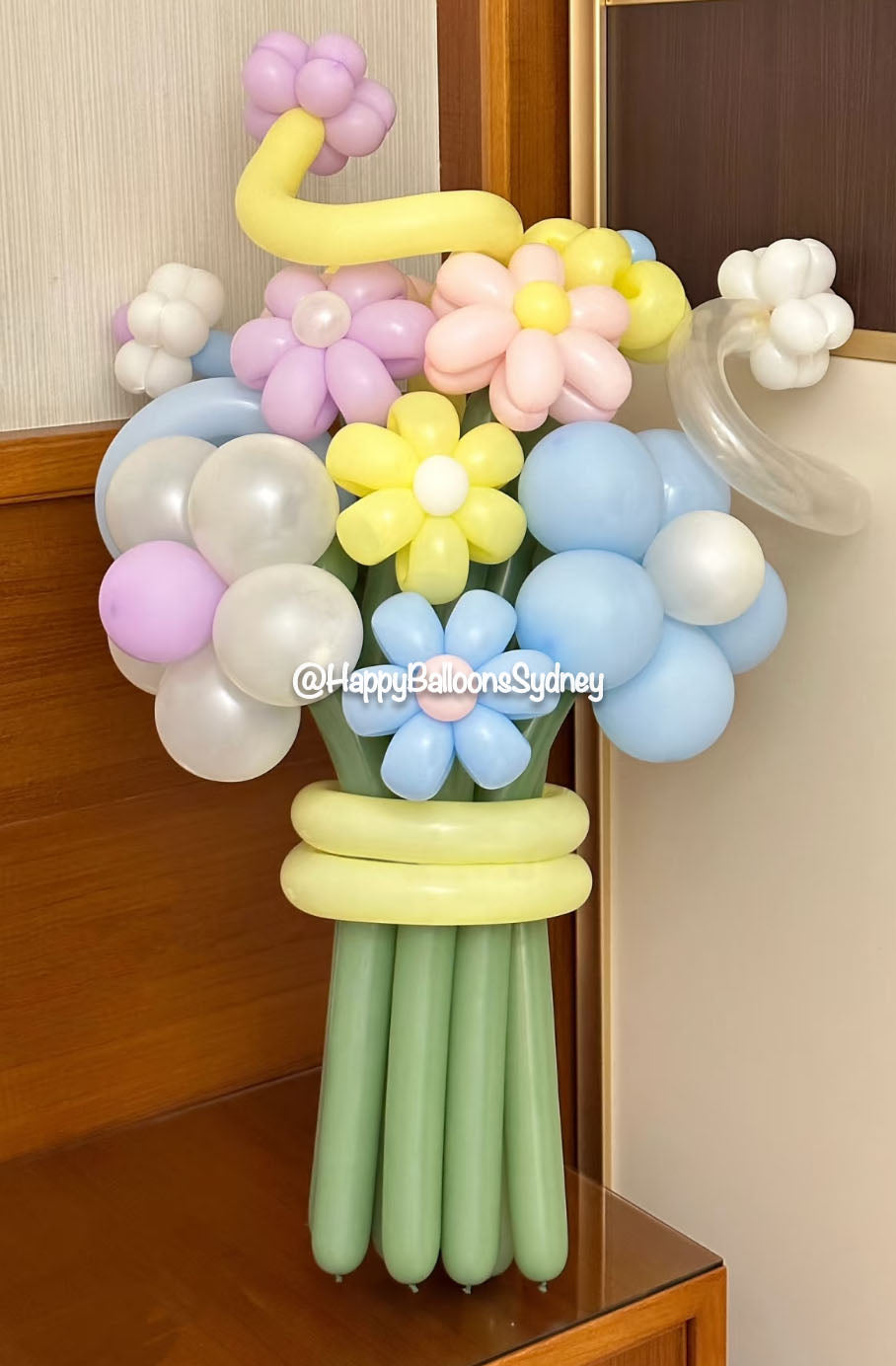 SKU-102027 Twisted Balloon Flowers Bouquet