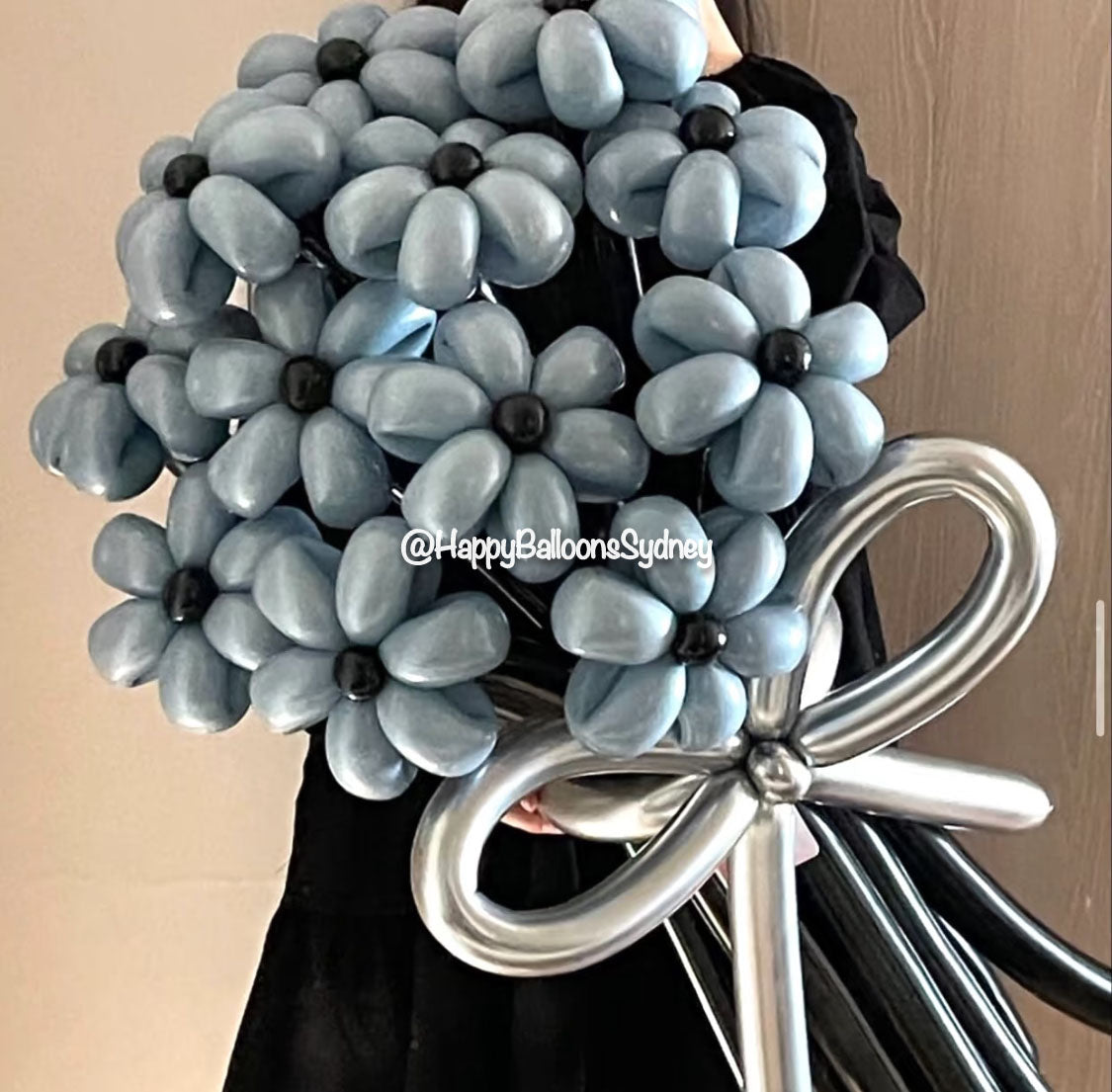 SKU-102007 Twisted Balloon Flowers Bouquet