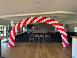 SKU-403008 Double-colour business event balloon arch – view 1